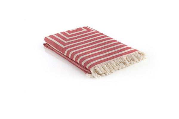 Turkish towel with hanging loop