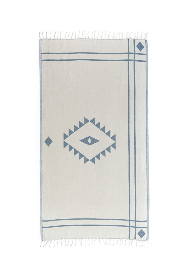 Coco Ojo Towel Azure