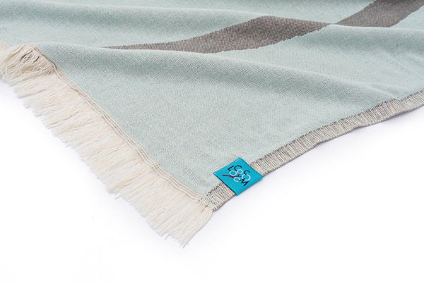 Turkish towel with hanging loop