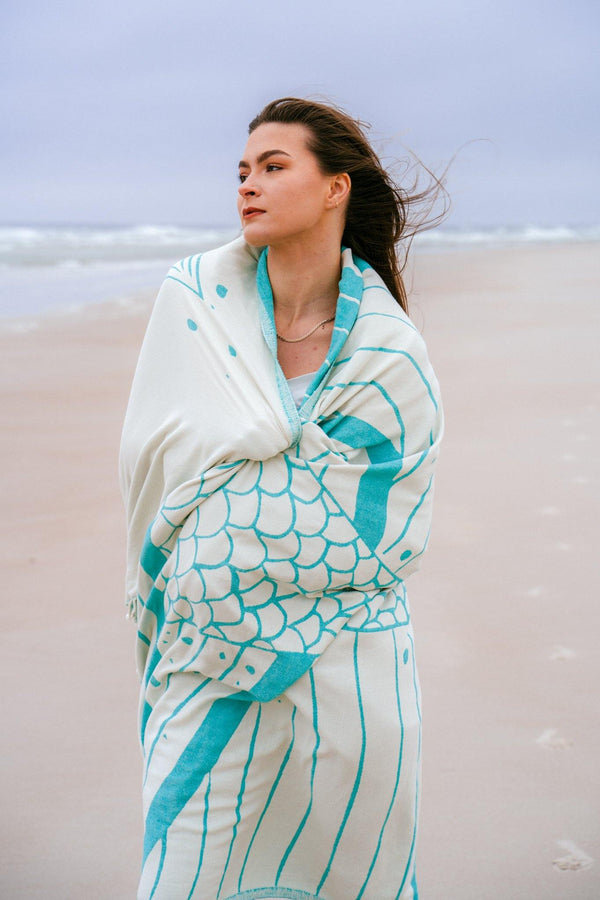 Mermaid  XL Towel - Coco Loom